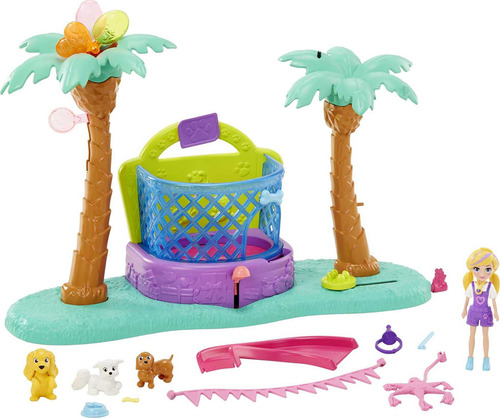 Casa Hinchable De Polly Pocket Parque De Perritos Saltarines