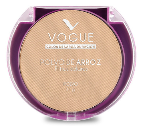 Base de maquillaje en polvo Vogue Polvo Compacto polvo de arroz Polvo De Arroz Matificante Vogue - 11g