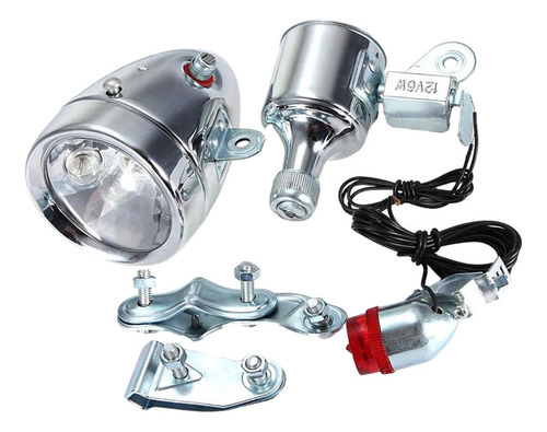 . Juego De Luces For Bicicleta Con Dinamo, Faro Eco Style A