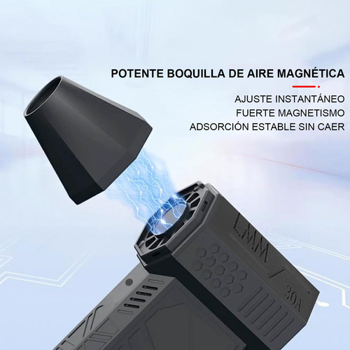 Aspirador De Aire 130.000 Rpm Regulable En 3 Etapas