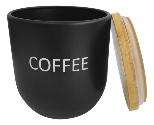 Set Latas X3 Té, Café, Y Azúcar, Frasco Metal C/tapa - 13721 Negro
