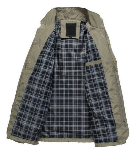 Parka Cortavientos Informal De Invierno For Hombre