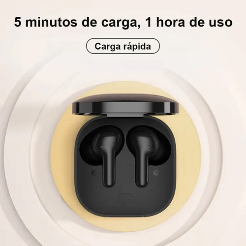 Audífonos In-ear Bluetooth Inalámbrico Qcy T13 Enc Con Manos Negro