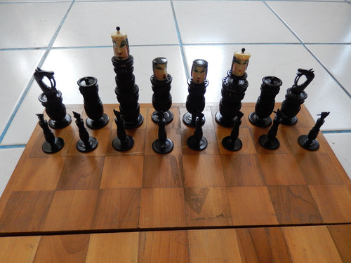 Juego Ajedrez Completo Vintage (Usado)