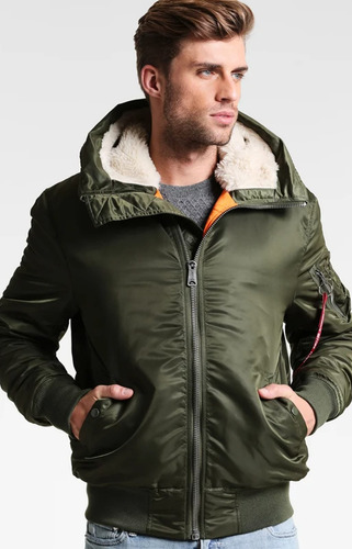 Alpha Industries Ma-1 Hooded Dark Green