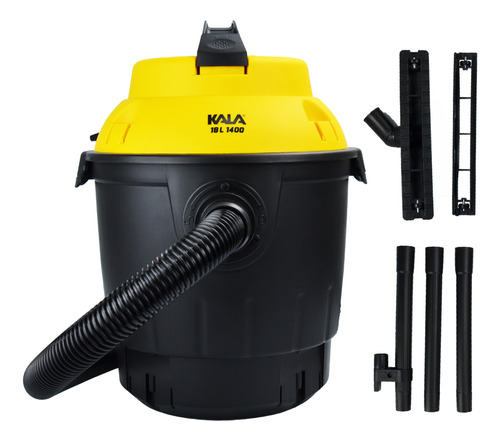 Aspirador De Pó E Agua Kala 1400w Compacta 18l + Acessórios