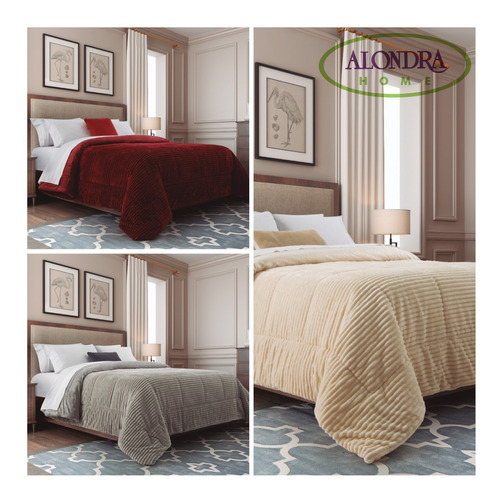 Acolchado Jacquard  Oslo  King - Alondra Home