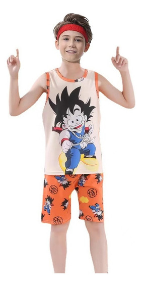 Dragon Ball Goku Pijamas para niños Conjunto Niños Niñas Camiseta de Manga  Larga y Pantalones Largos Pijamas con Temas de Anime 2 Piezas Set Dragon  Ball Cosplay Disfraz 115cm-145cm Precios mas bajos