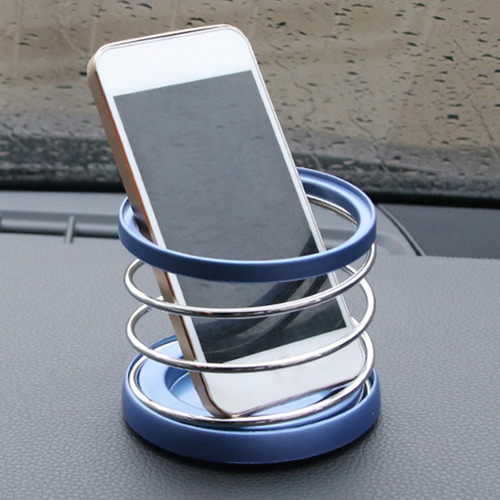 3 Auto Car Drinks Holder Phone Mount Stand Soporte Azul
