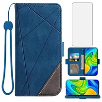 Comprar Funda Cartera Para Xiaomi Redmi Note 9 \u002F Redmi 10x 4g Azul P