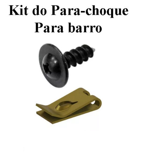 Kit Porca Parafuso Parachoque Parabarro Celta 2001/...