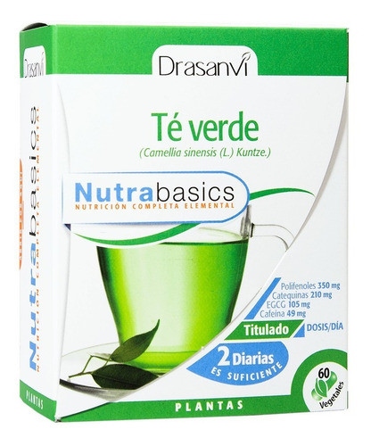 Te Verde En 60 Capsulas Vegetales Drasanvi Antioxidante