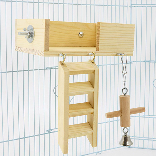 Perchas De Madera Para Pájaros, Para Ejercicio,