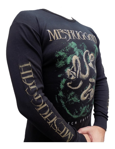 Remeras Manga Larga Meshuggah Camiseta Rockería Que Sea Rock