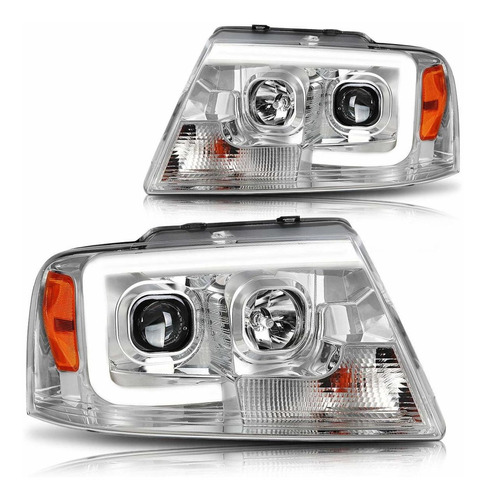 Faros Delanteros Led Drl 3d Compatibles Con F 150  Fr6f