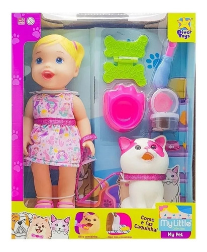 Muñeca Mi Mascota Kiti, Con Accesorios, Come,hace Caca 12692