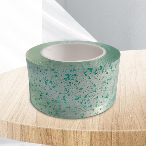 6 Nano Glitter Tape Craft Multifuncional Para Verde Ancho