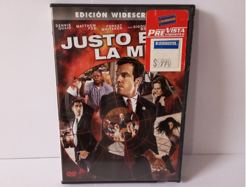 Justo En La Mira Película Dvd Original (audio Latino)