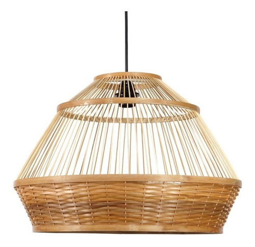 Lampara De Techo Colgante Bambu Moderna Grass Deco