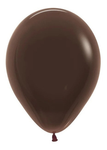 Globos R-12 Fashion Chocolate - Sempertex X50 Color CHOCOLATE FASHION