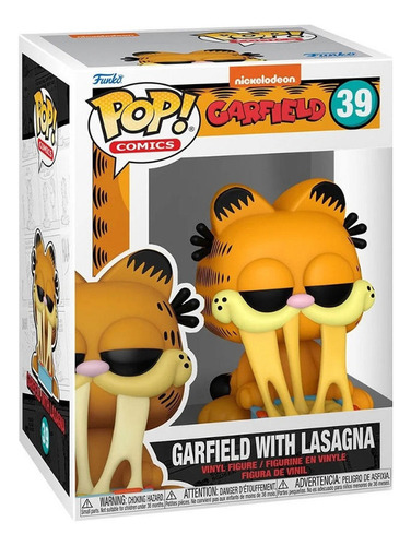 Figura De Acción Funko Garfield Con Lasaña 39