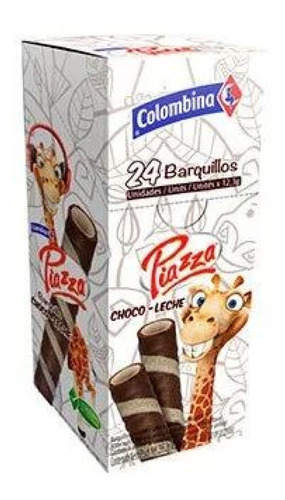 Barquillos Piazza Choco Leche Display X 24 Und