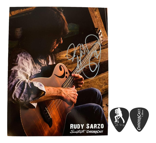 Paquete De 30 Púas De Guitarra Chromacast Rudy Sarzo De 1,30