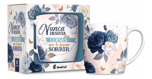 Caneca Porcelana Presente Para O Dia Das Mães Com Frase
