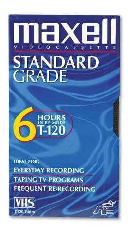 Max  Maxell Standard Grado Hour Videotape Casete Vhs