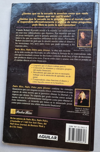 Padre Rico Padre Pobre Para Jóvenes (Usado)