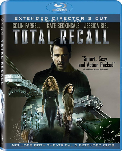 Blu-ray:  Total Recall  -  El Vengador Del Futuro