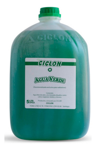 Agua Verde Radiador 4l