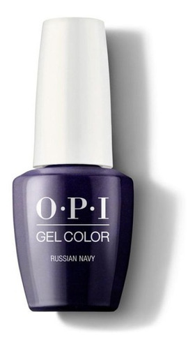 Opi Gelcolor Russian Navy Semipermanente - 15ml Color azul noche perlado