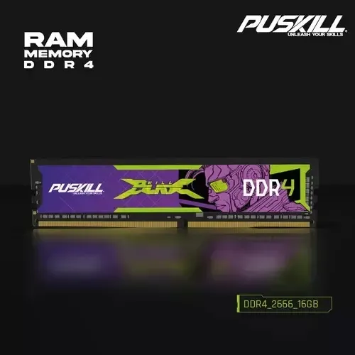 Memória Ram Puskill Killblade Desktop Gamer Ddr4 16g 2666 Mh