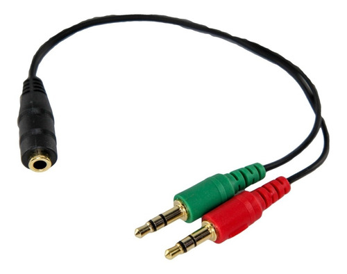 Adaptador Auricular Microfono 2x1 3.5 Mm 4c Pc Ps4 X 2u Htec