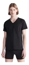 Comprar Playeras Classic Fit Calvin Klein 3 Pack Cuello V - Original