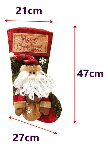 Exquisitas Medias Navideñas Personalizadas Hechas A Mano