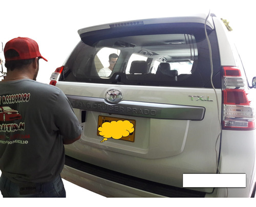 Accesorio Cromado Plaquero Toyota Prado Tx-txl 2014-2017