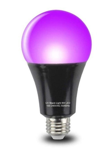 Bombillo Luz Neon Ultravioleta 9w