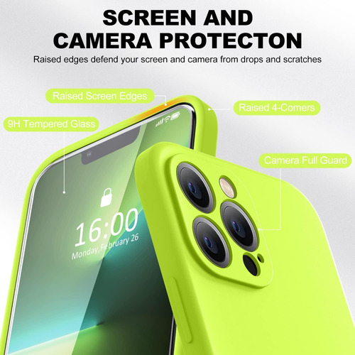 Funda De Teléfono Moderna De Silicona De Colores Brillantes A Prueba De Golpes Para iPhone 16 Pro Max 15 14 13 12 11 Series