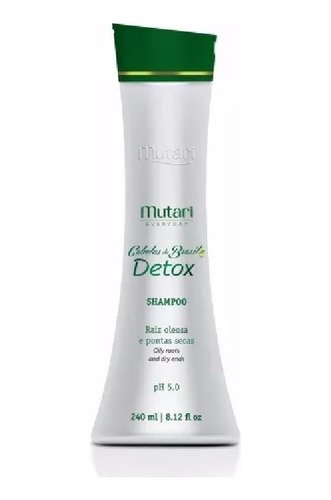 Shampoo Raiz Oleosa E Pontas Secas 240ml Detox Mutari