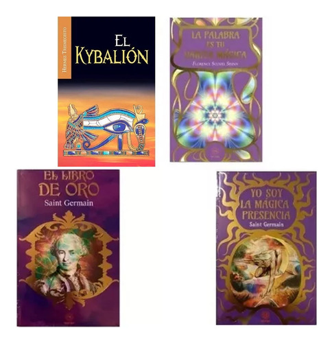 Pack De 4 Libros De Metafísica (kybalión,etc) 