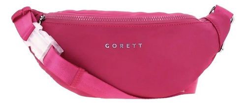 Cangurera Rosa Gorett Mujer Gs24041-p Diseño De La Tela Liso