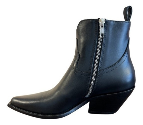 Imagen 3 de 6 de Bota Texana Abraxas Caña Baja Cuero Piper