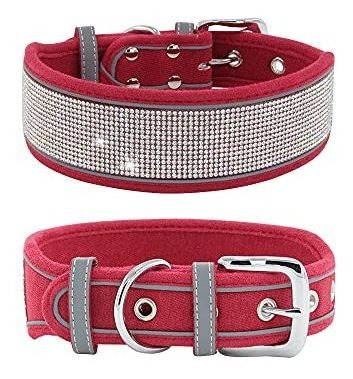 Haoyueer Rhinestone Dog Collar, Deslumbrante 1q7gf