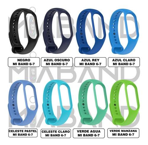 Pack X 3 Correa Para Reloj Xiaomi Mi Band 5 Mi Band 6 Smart