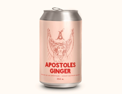 Coctel Apostoles Gin Ginger 354ml Rinde 2 Tragos Atlantico