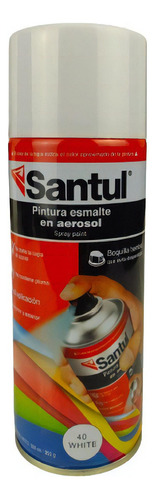 Pintura Aerosol Santul 8820 Blanco Brillante Esmalte 300 Ml