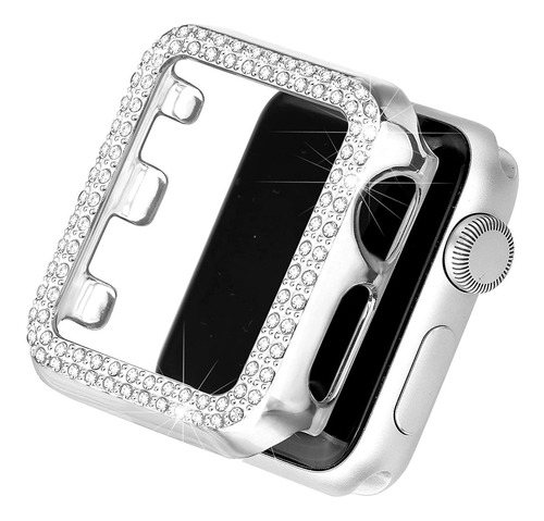 Secbolt Bling - Carcasa Compatible Con Apple Watch 1.654 In 
