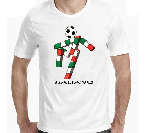 Remeras Hombre Mundial Italia 90 Fútbol |de Hoy No Pasa| 3